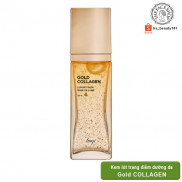 [THE FACE SHOP_Auth] Kem lót trang điểm fmgt Gold Collagen Ampoule luxury Base 40ml TFSN20